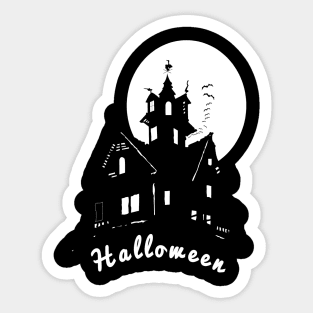 Haunted house Sticker